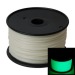 Glow in the Dark Green 3D Printing 1.75mm PLA Filament Roll – 1 kg