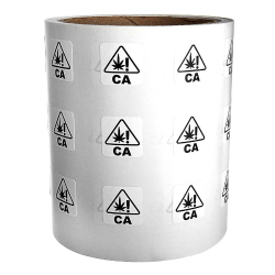 California Universal Product labels (1000 Labels Per Roll)