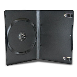 14mm Black Standard Single DVD Case