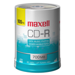 648200 CD-R 48X Branded Blank Media Discs in Cake Box