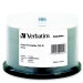 Verbatim DataLifePlus White Inkjet Printable with Hub Logo 52x CD-R Media