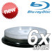 Blaze 6X White Inkjet Hub Printable Double Layer Write Once 50GB Blu-Ray Blank Disc