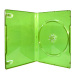 14mm Single Green XBOX DVD Cases with Insert Tabs