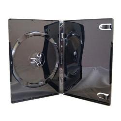 14mm Premium Grade Shiny Black Single DVD Case - 100% New Material