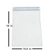 Premium 14.5 x 19" White Poly Mailer - 2.5 mils Thickness