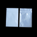 Eighth Ounce / 3.5 Gram White Barrier Bags With Clear Front, White Back, Silver Metalized Interior