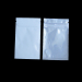 Quarter Ounce / 7 Gram White Barrier Bags With Clear Front, White Back, Silver Metalized Interior