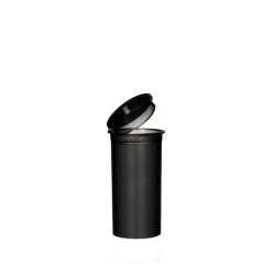 30 dram Child Resistant Pop Top Bottle (Black)