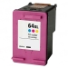 HP N9J91AN / HP 64XL Remanufactured High Yield Color Ink Cartridge