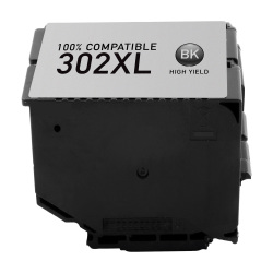 Epson T302XL020 Remanufactured High Yield Black Ink Cartridge