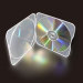 4mm Clam Shell Clear Square Dura CD DVD Disc Saver