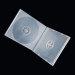 Double CD/DVD Clear Plastic Case