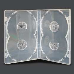 4 Discs Standard Clear DVD Case - 14mm