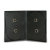 14mm Standard Black CD/DVD Case (4 Disc - 2 Disc each side)