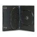 14mm Standard Black CD/DVD Case (3 Disc with tray)