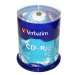 Verbatim 94554 Silver Logo Branded 52X CD-R Blank Media Discs in Cake Box