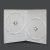 9mm Slim White Double DVD Case