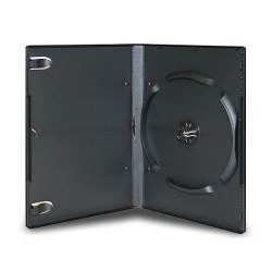 14mm Standard Black Stackable DVD Case (6 Discs)