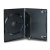 14MM Standard Black CD/DVD Case (2 Discs with 1 Tray and Insert Tab)