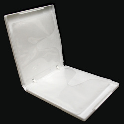Premium Grade 16mm 8 Disc White CD DVD PP Poly Cases