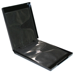 Premium Grade 16mm 8 Disc Black CD DVD PP Poly Cases