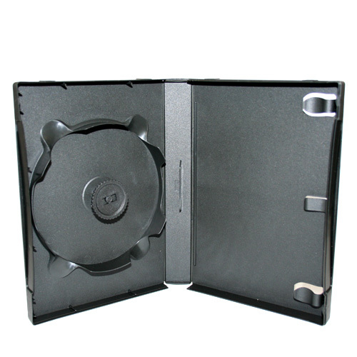 27mm 10 Discs Stackable Black Dvd Case